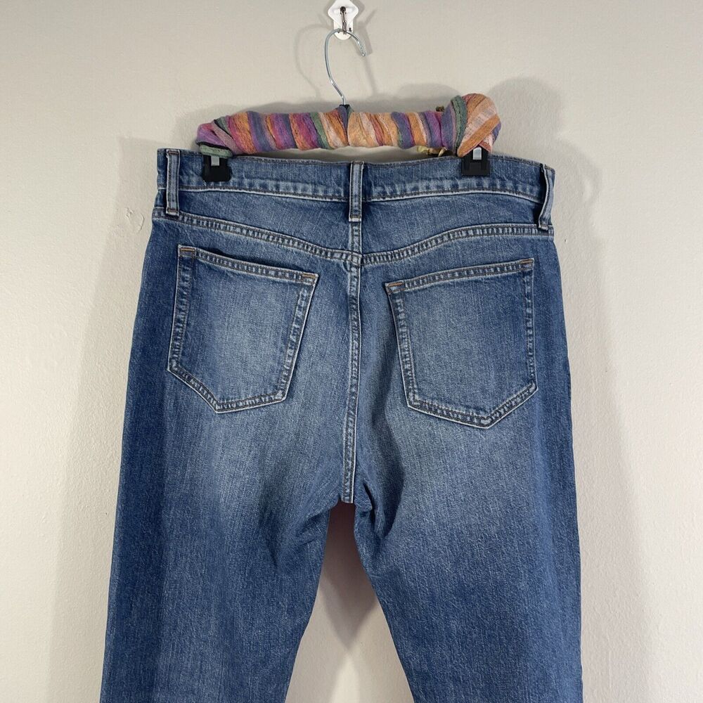 J.Crew Factory Jeans Men Slim Straight Flex 32X34 (33.5X33.5 Actual) Blue Denim - Picture 4 of 13